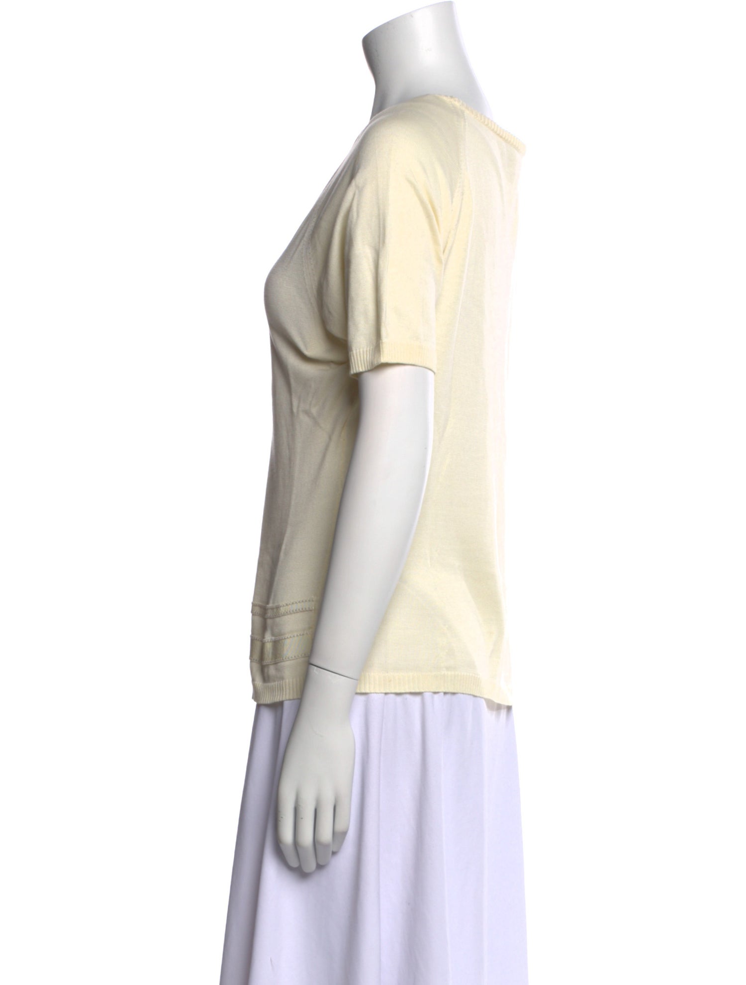 Salvatore Ferragamo Scoop Neck Short Sleeve T-Shirt
