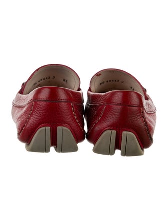 Salvatore Ferragamo Horsebit Accent Leather Drivers