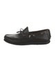 Salvatore Ferragamo Gancini Logo Leather Moccasins