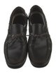 Salvatore Ferragamo Gancini Logo Leather Moccasins