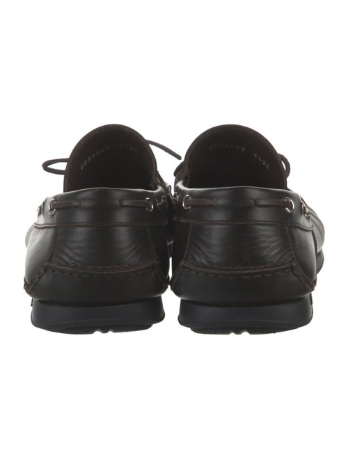 Salvatore Ferragamo Gancini Logo Leather Moccasins