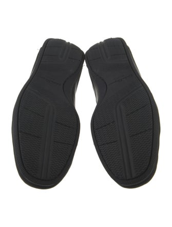 Salvatore Ferragamo Gancini Logo Leather Moccasins