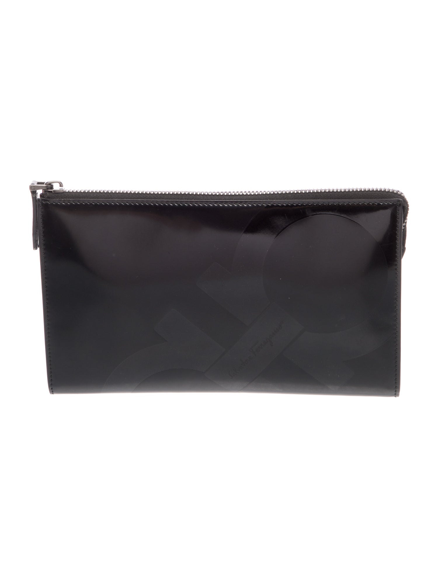 Salvatore Ferragamo Patent Leather Clutch