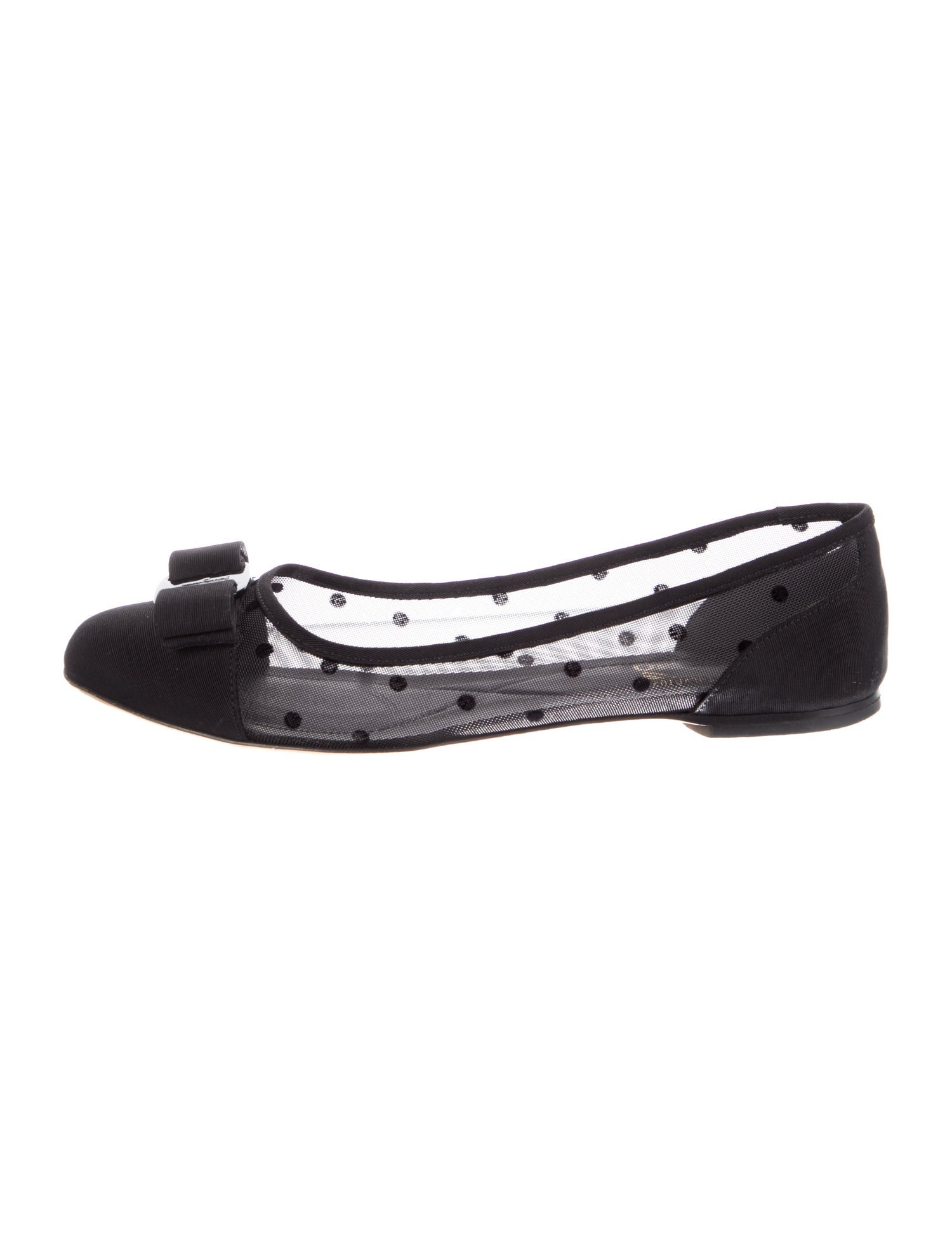 Salvatore Ferragamo Mesh Ballet Flats w/ Tags
