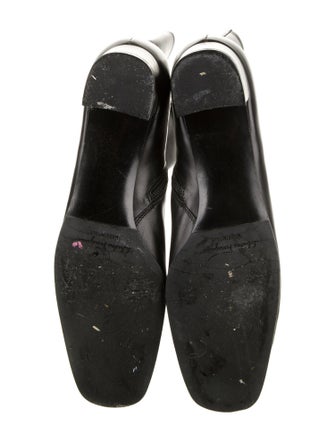 Salvatore Ferragamo Gancini Logo Leather Boots