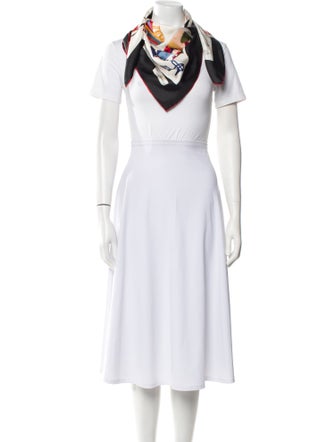 Salvatore Ferragamo Silk Printed Scarf