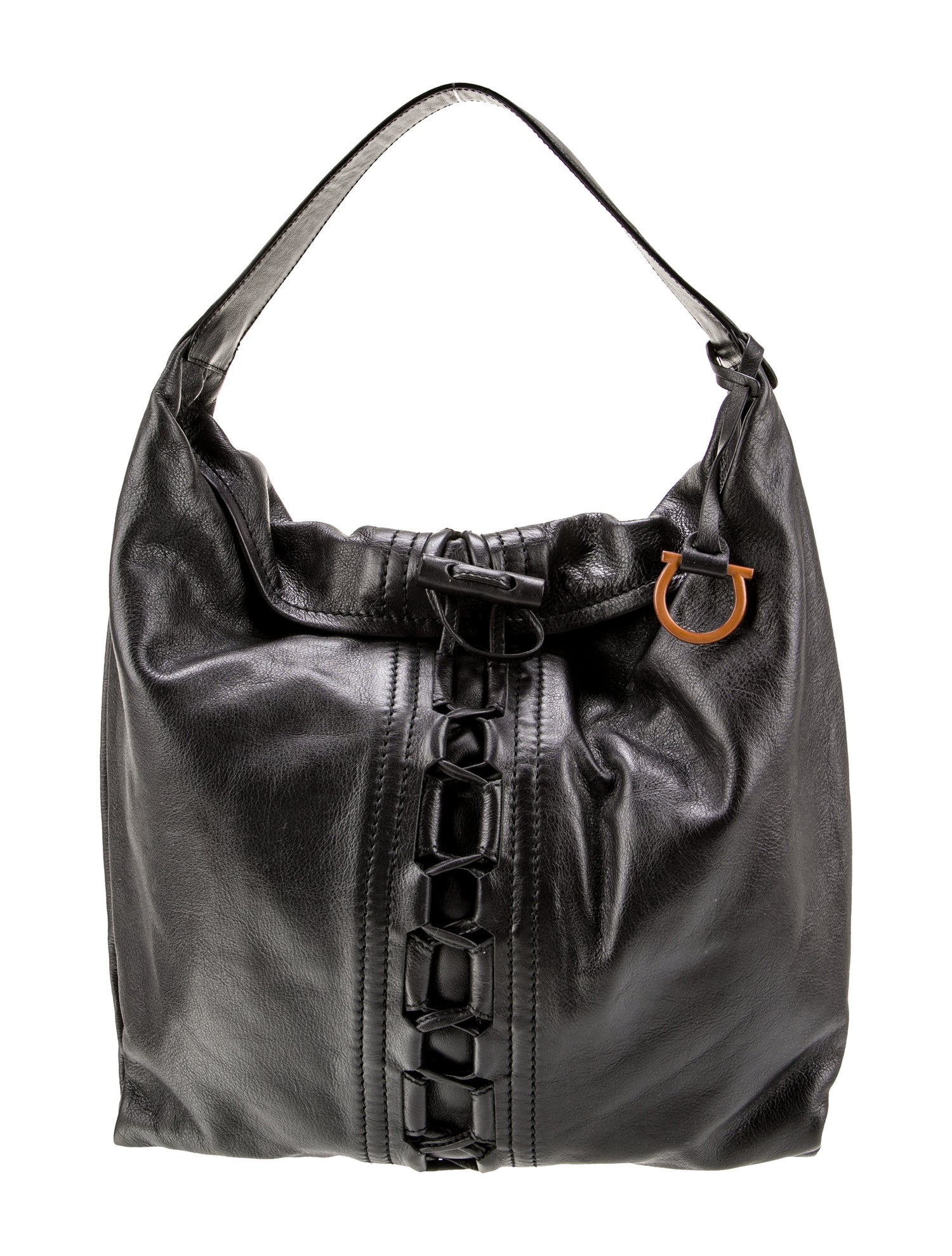 Salvatore Ferragamo Leather Top Handle Bag