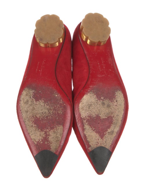 Salvatore Ferragamo Suede Flats