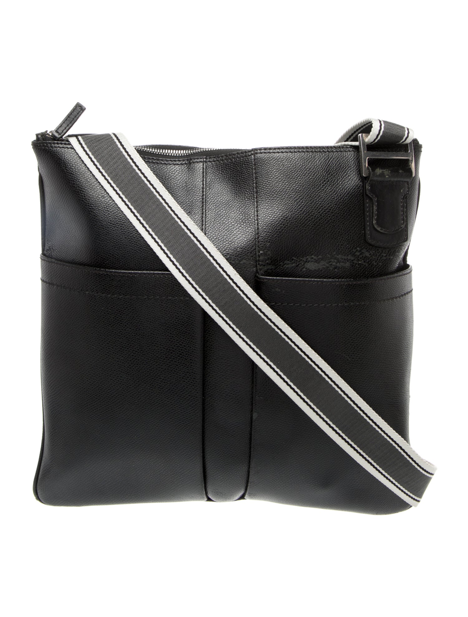 Salvatore Ferragamo Leather Messenger Bag