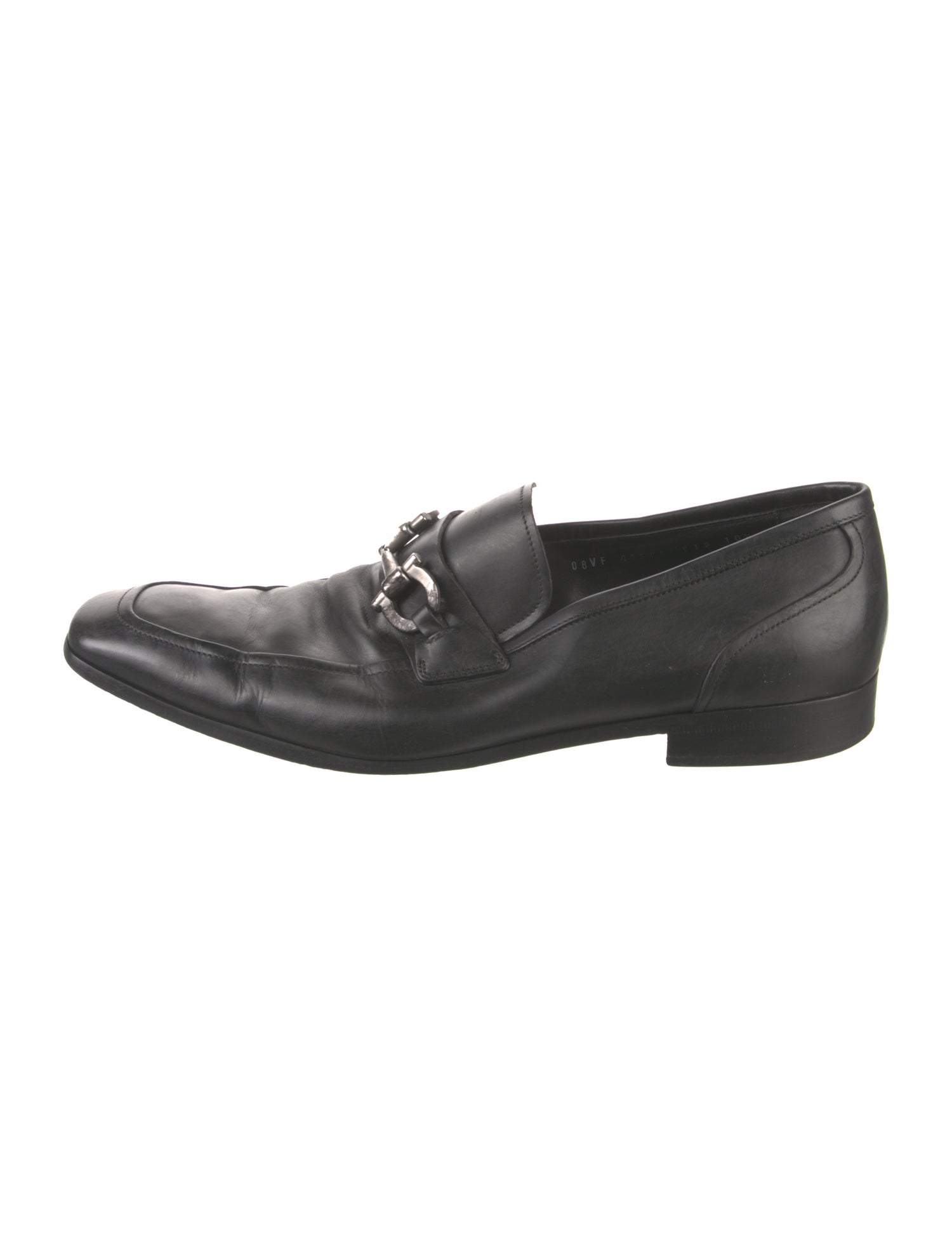 Salvatore Ferragamo Horsebit Accent Leather Dress Loafers