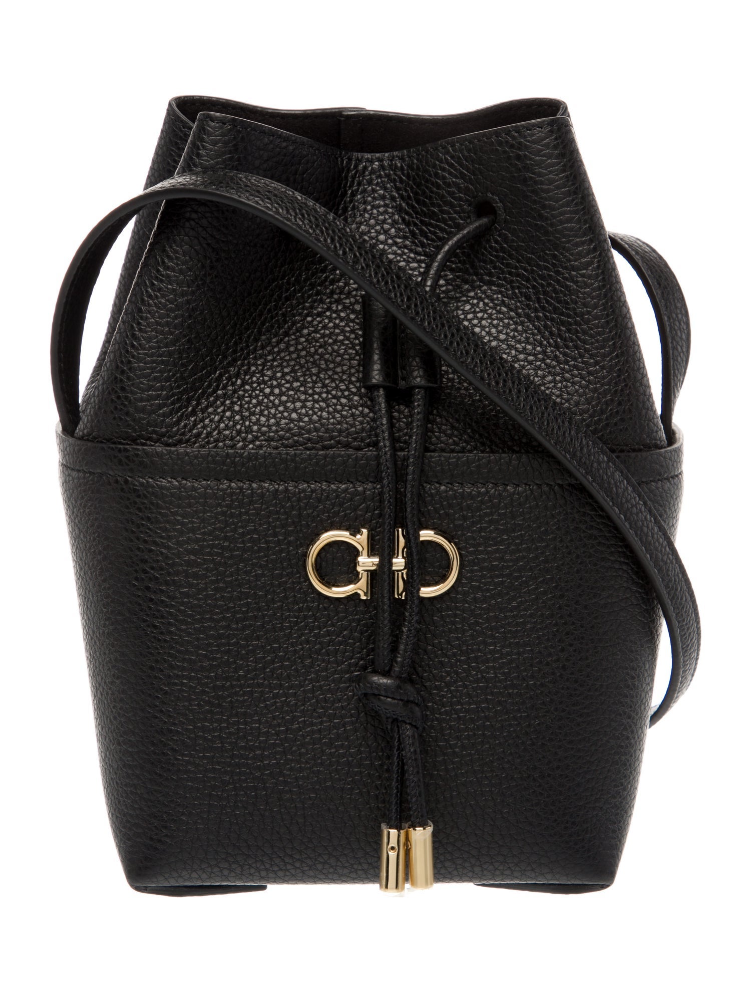 Salvatore Ferragamo Leather Bucket Bag w/ Tags