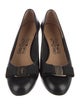 Salvatore Ferragamo Vara Bow Accent Leather Flats