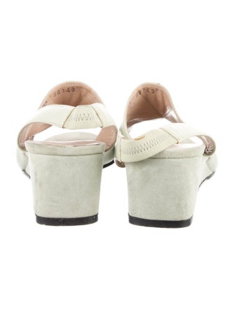 Salvatore Ferragamo Suede Slingback Sandals