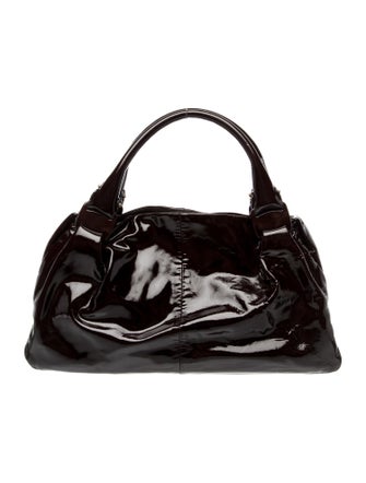 Salvatore Ferragamo Patent Leather Top Handle Bag