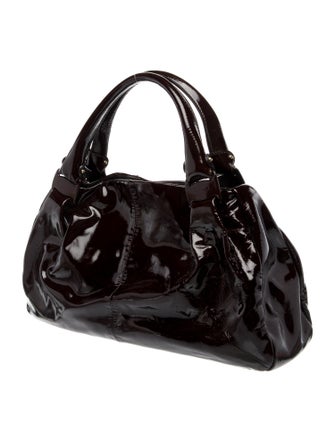 Salvatore Ferragamo Patent Leather Top Handle Bag
