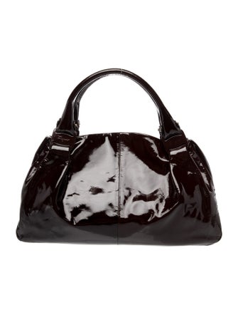 Salvatore Ferragamo Patent Leather Top Handle Bag