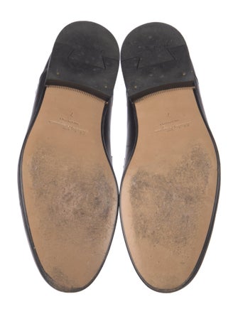 Salvatore Ferragamo Gancini Logo Leather Loafers