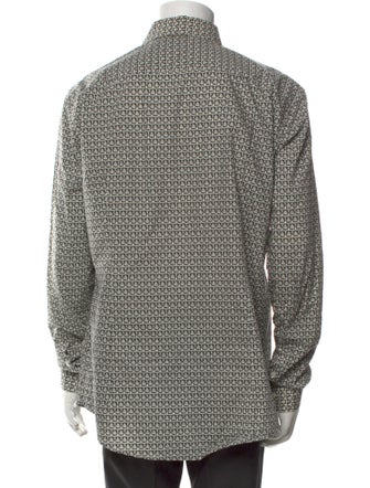 Salvatore Ferragamo Printed Long Sleeve Shirt