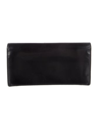 Salvatore Ferragamo Leather Printed Continental Wallet