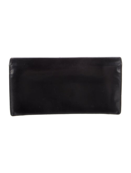 Salvatore Ferragamo Leather Printed Continental Wallet