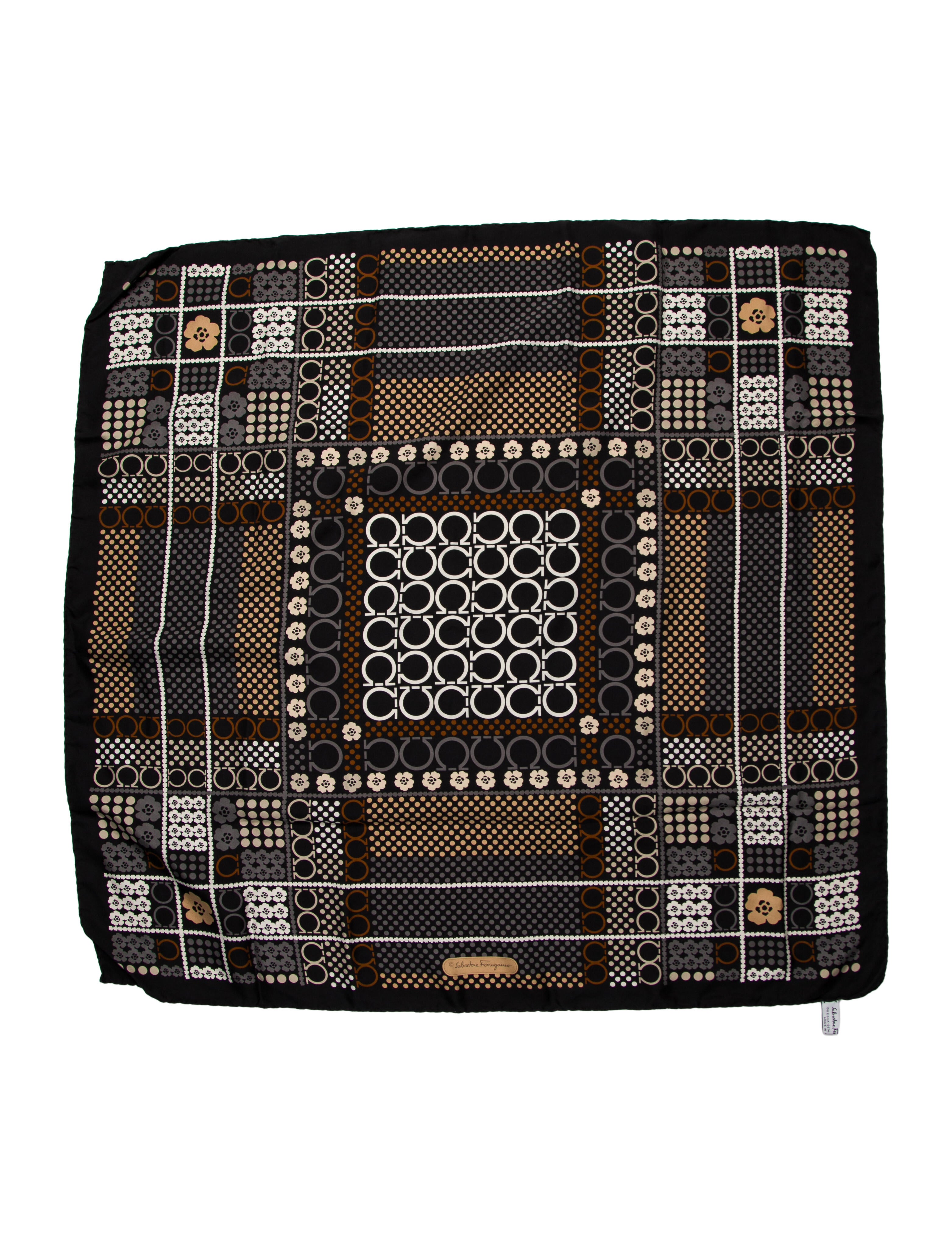 Salvatore Ferragamo Silk Printed Scarf