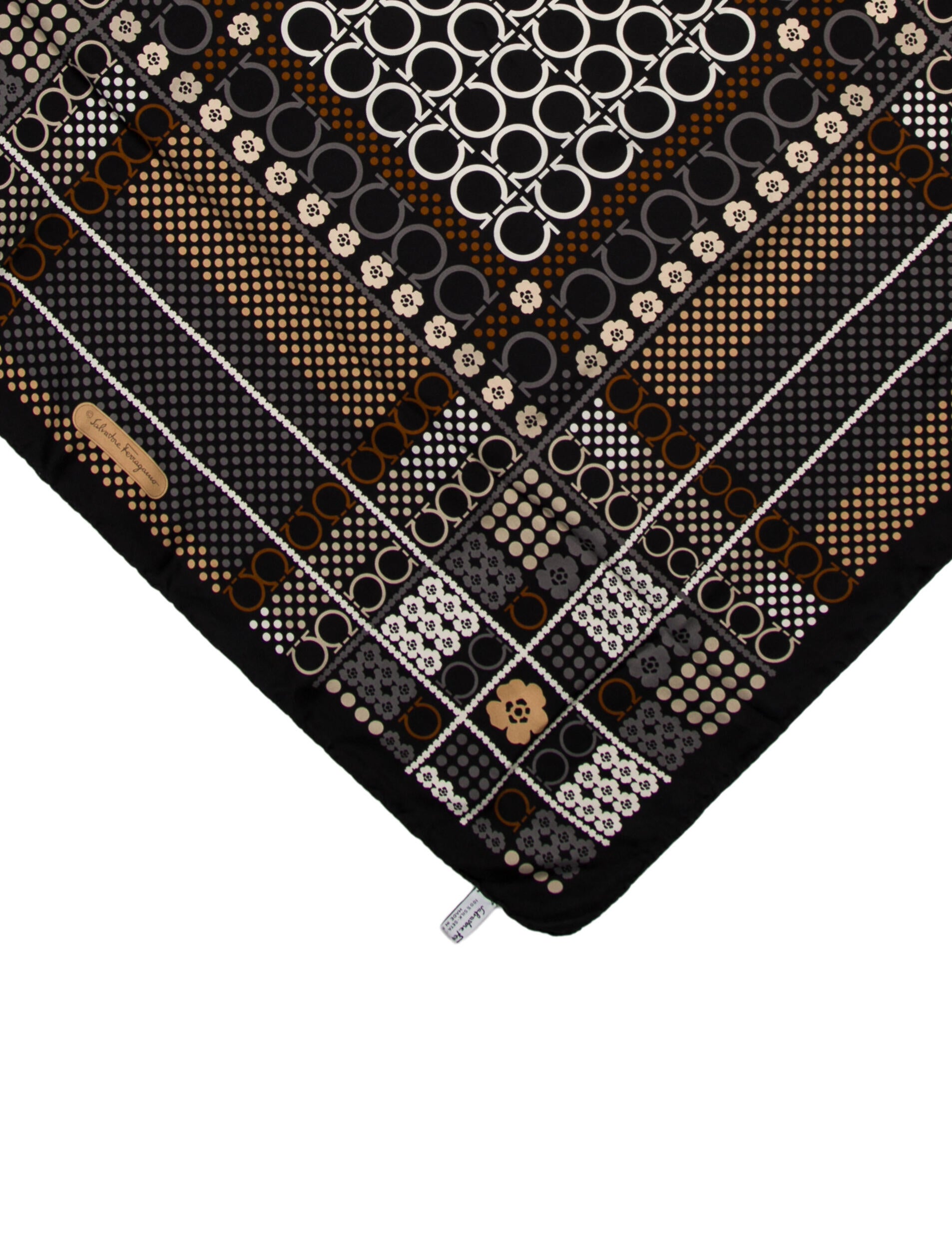 Salvatore Ferragamo Silk Printed Scarf