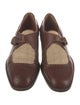 Salvatore Ferragamo Leather Monk Straps