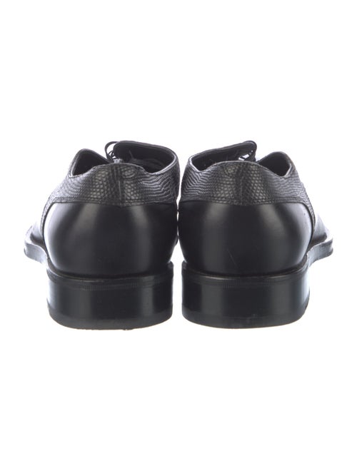 Salvatore Ferragamo Embossed Leather Oxfords