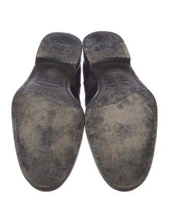 Salvatore Ferragamo Embossed Leather Oxfords