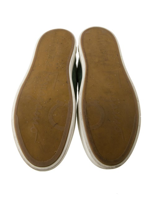 Salvatore Ferragamo Suede Printed Sneakers