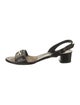 Salvatore Ferragamo Leather Slingback Sandals
