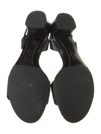 Salvatore Ferragamo Leather Slingback Sandals