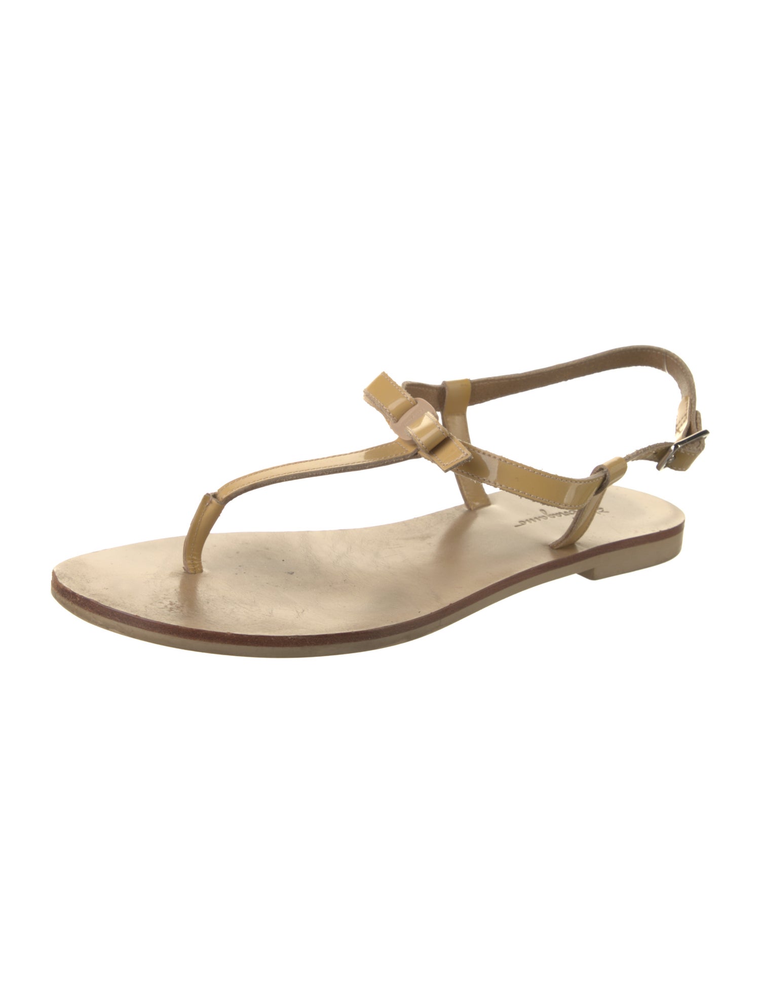 Salvatore Ferragamo Vara Bow Accent Leather Sandals