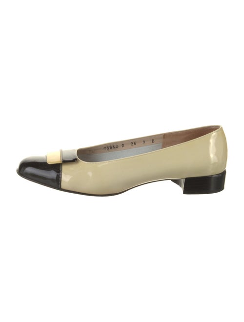 Salvatore Ferragamo Gancini Logo Patent Leather Pumps