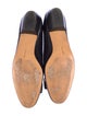 Salvatore Ferragamo Leather Bow Accents Ballet Flats