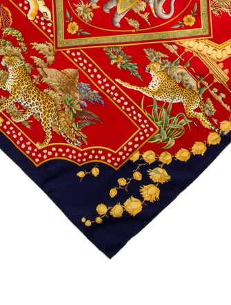 Salvatore Ferragamo Silk Printed Scarf