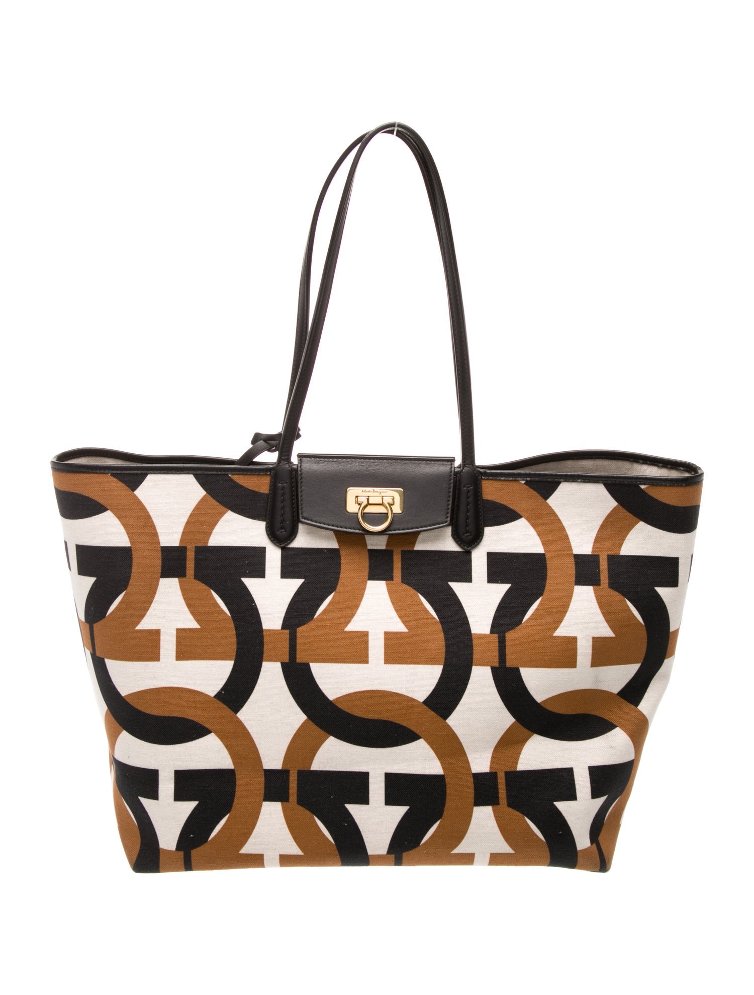 Salvatore Ferragamo Canvas Tote