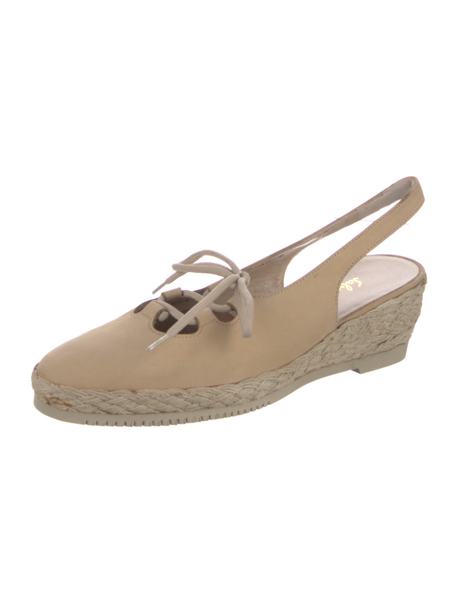 Salvatore Ferragamo Leather Slingback Flats