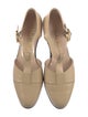 Salvatore Ferragamo Leather D'Orsay Flats