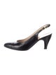 Salvatore Ferragamo Leather Slingback Pumps