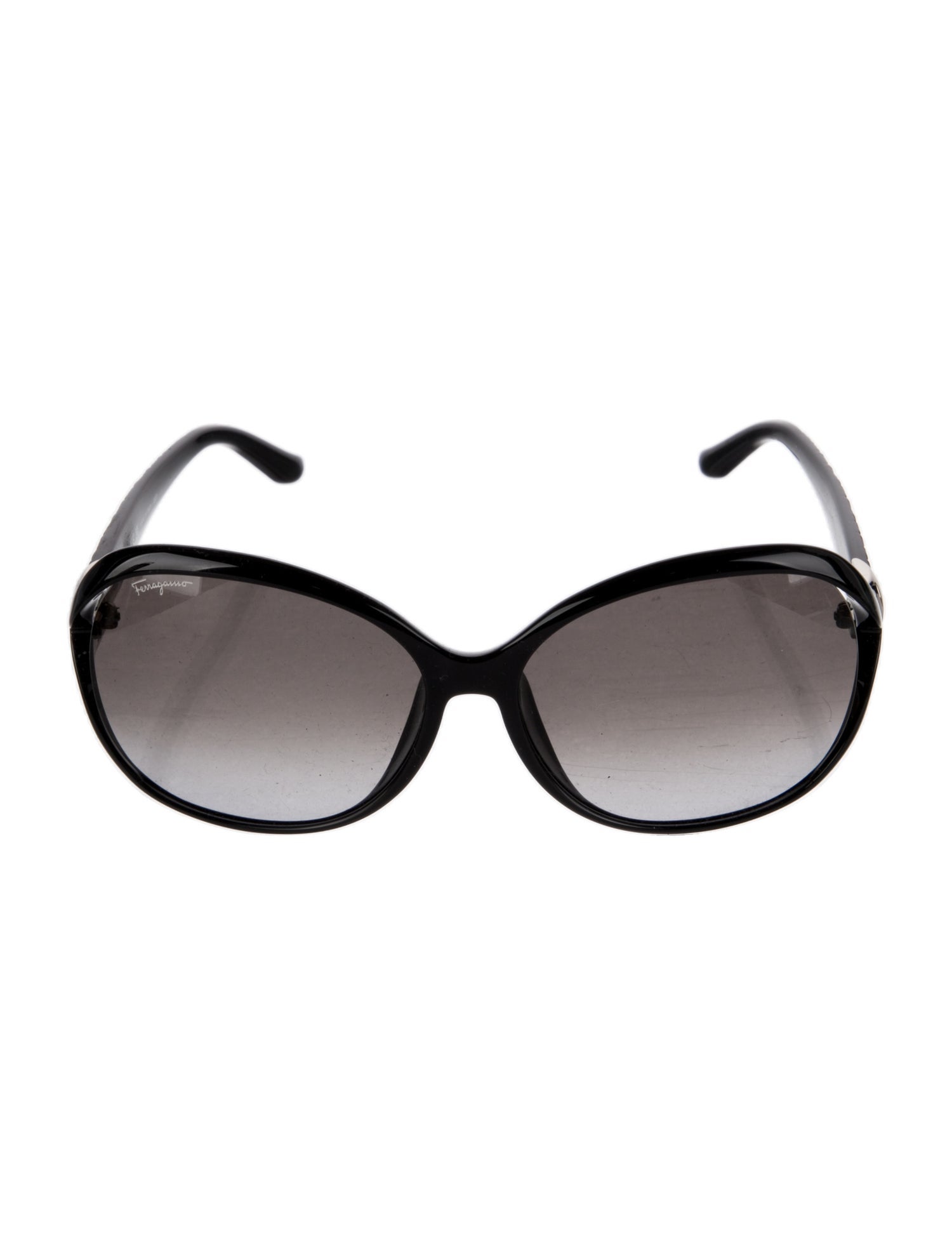 Salvatore Ferragamo Gancini Logo Oversize Sunglasses