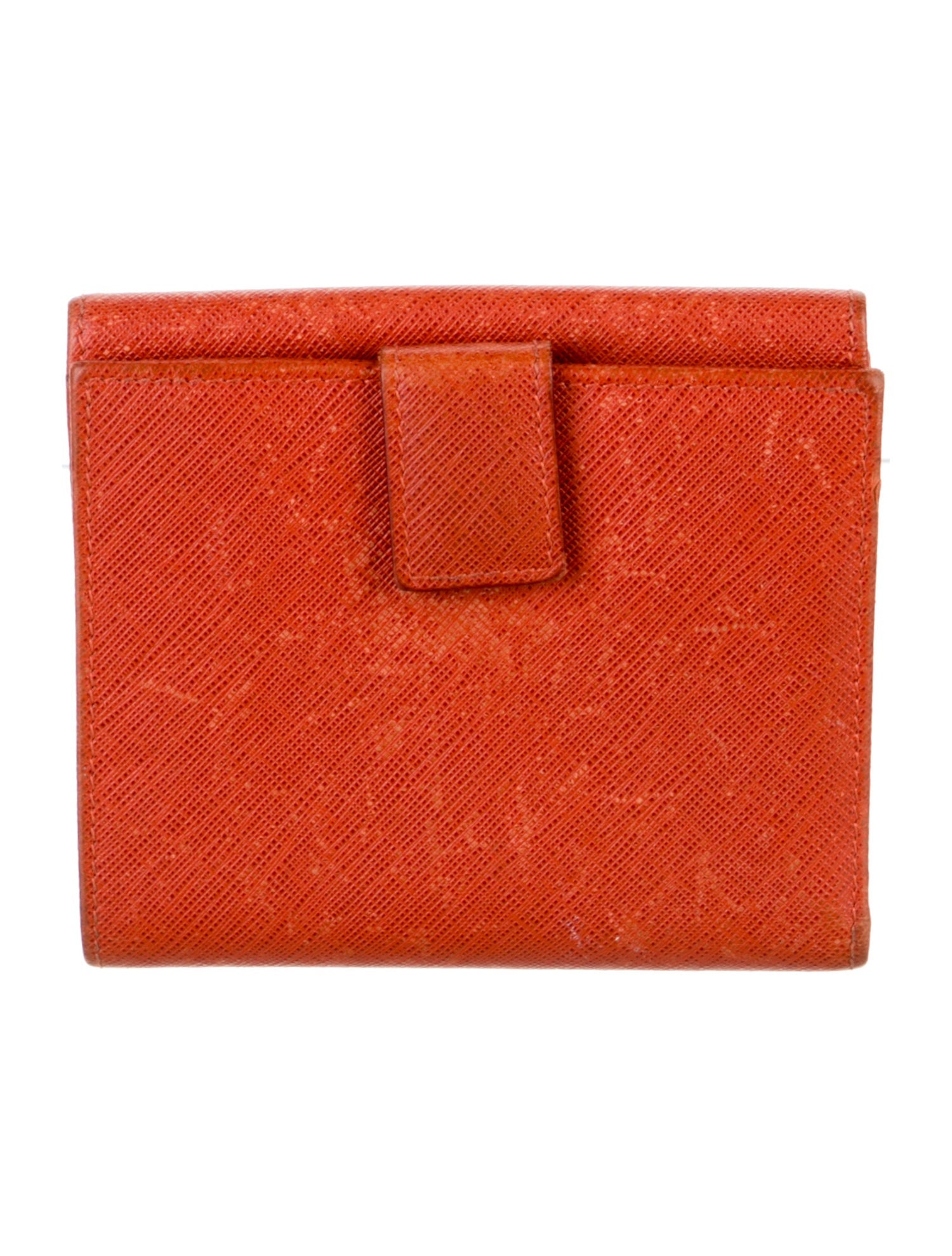 Salvatore Ferragamo Gancini Logo Leather Compact Wallet