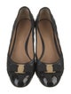 Salvatore Ferragamo Leather Bow Accents Pumps