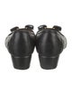 Salvatore Ferragamo Leather Bow Accents Pumps