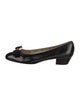Salvatore Ferragamo Vara Bow Accent Leather Pumps