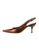 Salvatore Ferragamo Leather Slingback Pumps
