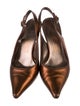 Salvatore Ferragamo Leather Slingback Pumps
