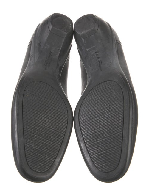 Salvatore Ferragamo Gancio Logo Leather Pumps