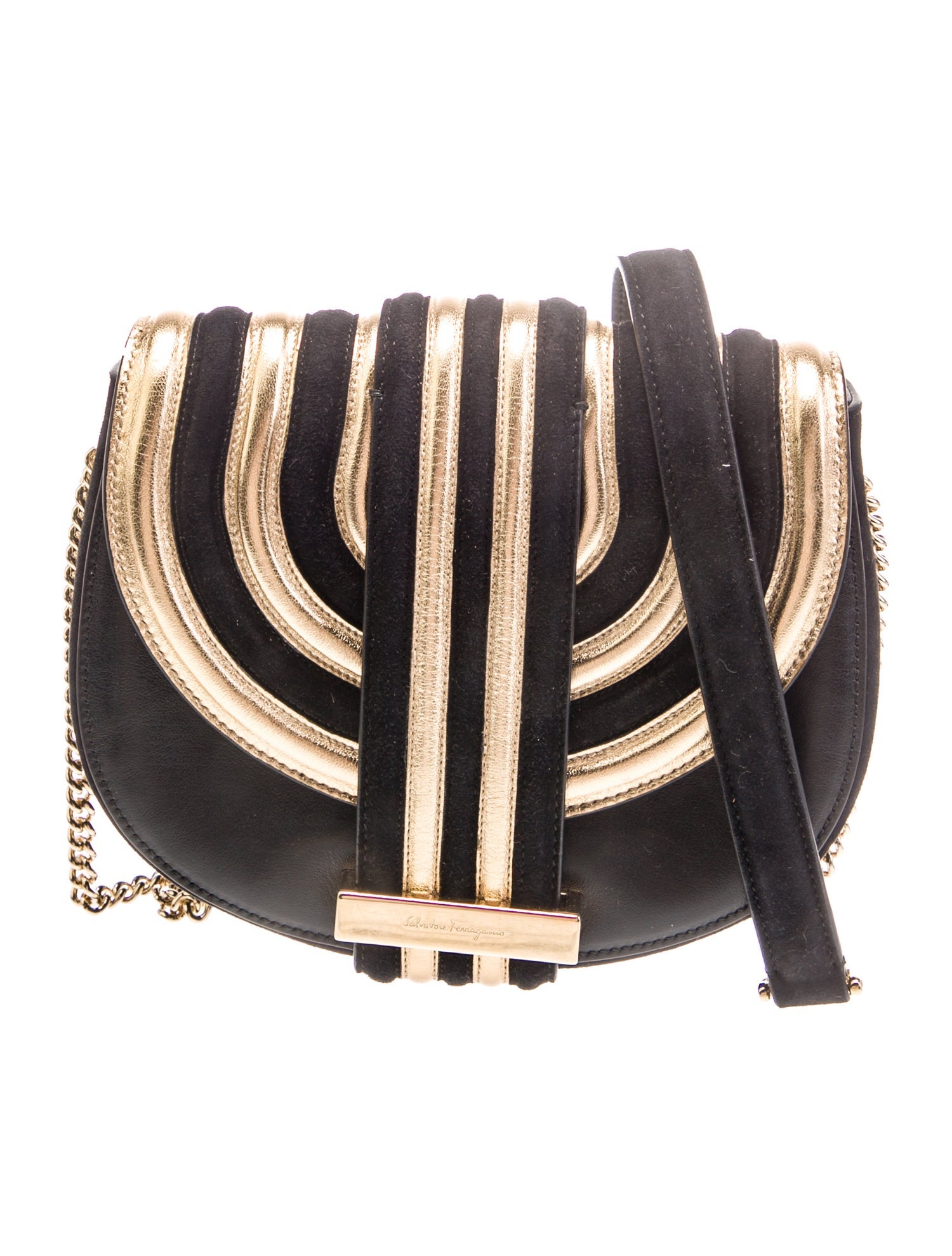 Salvatore Ferragamo Leather Minaudière