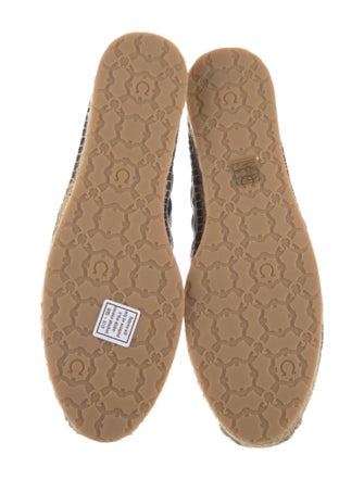 Salvatore Ferragamo Gancini Logo Leather Espadrilles